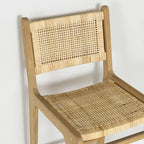 Natural Rattan Round Stool