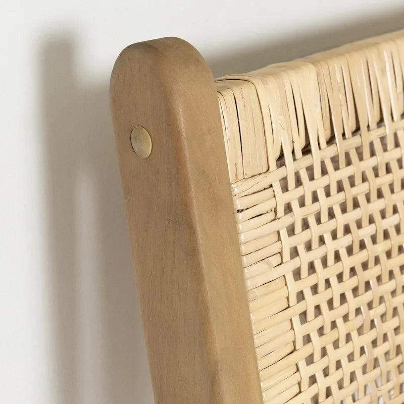 Natural Rattan Round Stool
