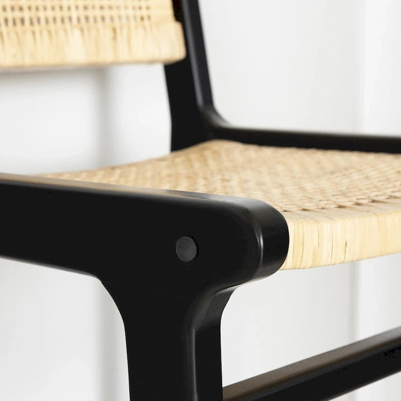 Natural Rattan Round Stool