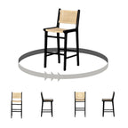 Natural Rattan Round Stool