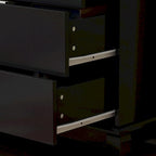 55-Inch Wide White Lacquer 10-Drawer Storage Dresser