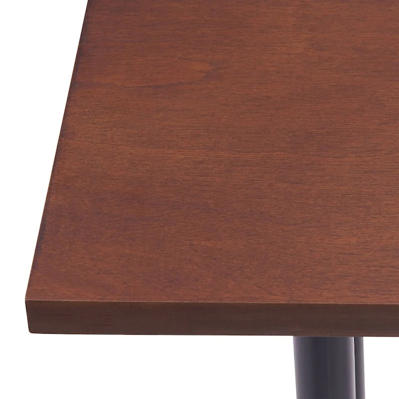 Black and Espresso Console Table