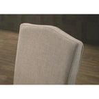 Antique Gray and Dark Oak Finished Wood Dining Table