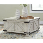 Carynhurst Cocktail Table with Storage - 36W x 36D x 18H