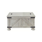 Square Cocktail Table with Storage, 36W x 36D x 18H