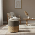  Handcrafted Markovich Jute Pouf