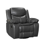 360° Swivel Rocking Recliner Chair with Padded Armrests