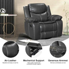 360° Swivel Rocking Recliner Chair with Padded Armrests
