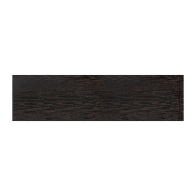 Wood Storage Cabinet with Three Tempered Glass Doors