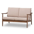 Mid-Century Modern Upholstered Loveseat