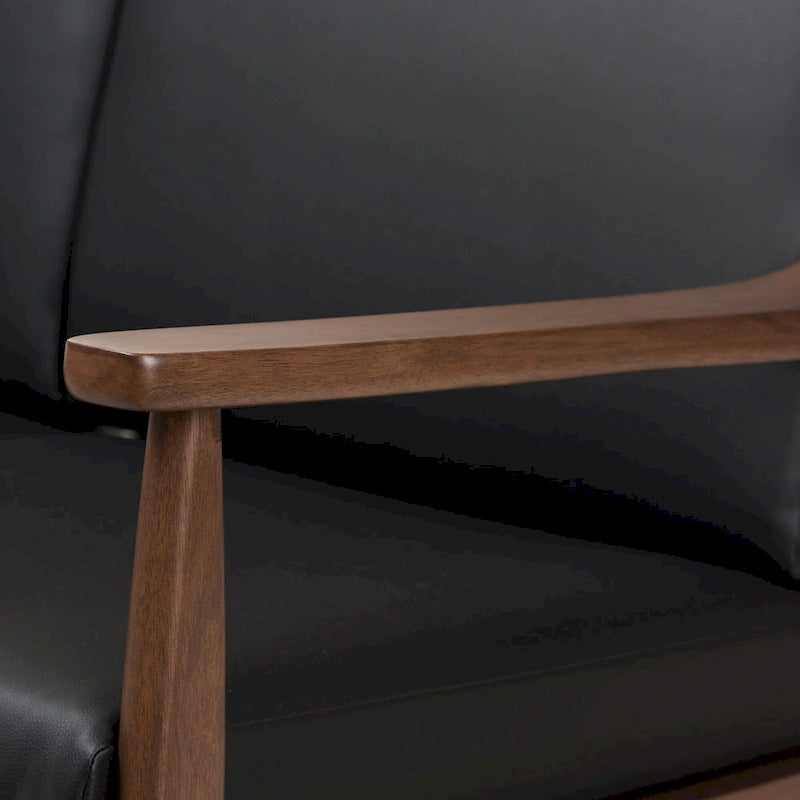 Mid-Century Modern Upholstered Loveseat