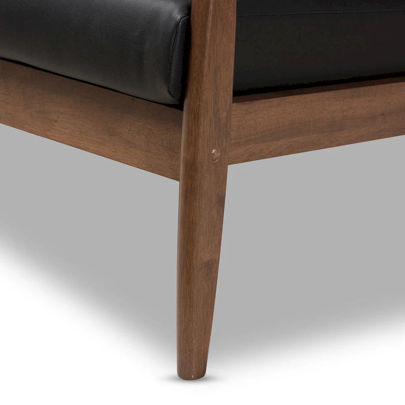 Mid-Century Modern Upholstered Loveseat