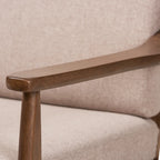 Mid-Century Modern Upholstered Loveseat