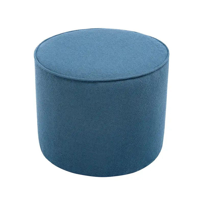 Fabric Round Ottoman Coffee Table