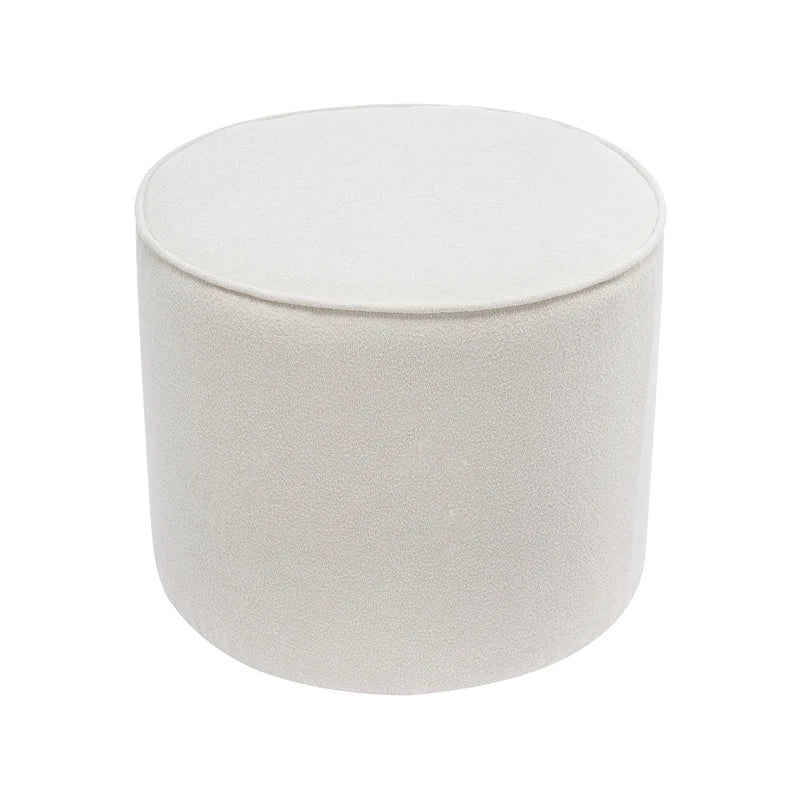 Fabric Round Ottoman Coffee Table