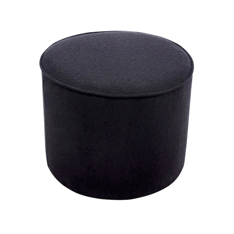 Fabric Round Ottoman Coffee Table