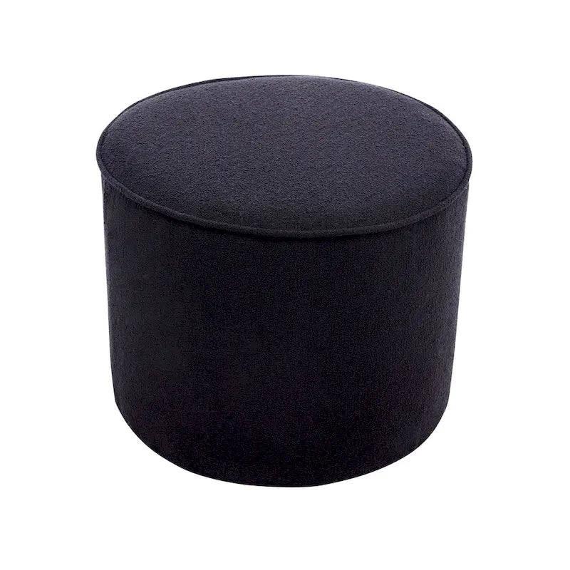 Fabric Round Ottoman Coffee Table