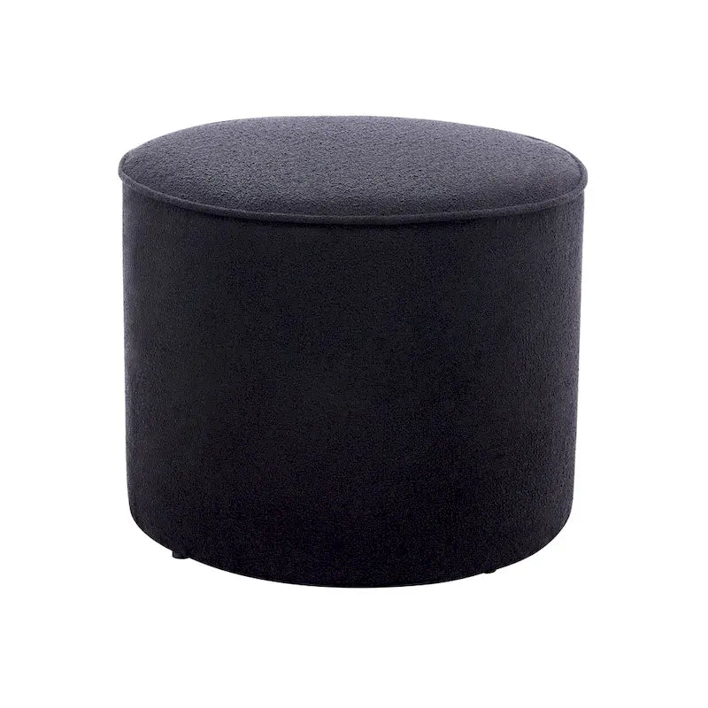 Fabric Round Ottoman Coffee Table
