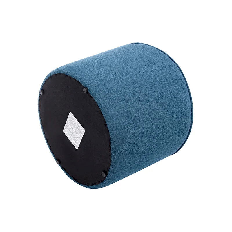 Fabric Round Ottoman Coffee Table