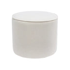 Fabric Round Ottoman Coffee Table