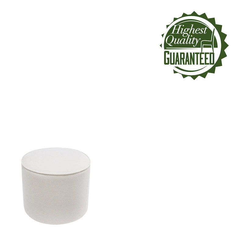 Fabric Round Ottoman Coffee Table