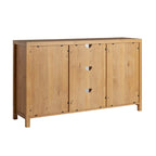 58-Inch 2-Door Sideboard with Arched Rattan Panel Doors