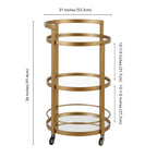 Mirrored Bar Cart
