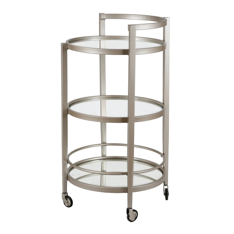 Mirrored Bar Cart