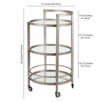 Mirrored Bar Cart