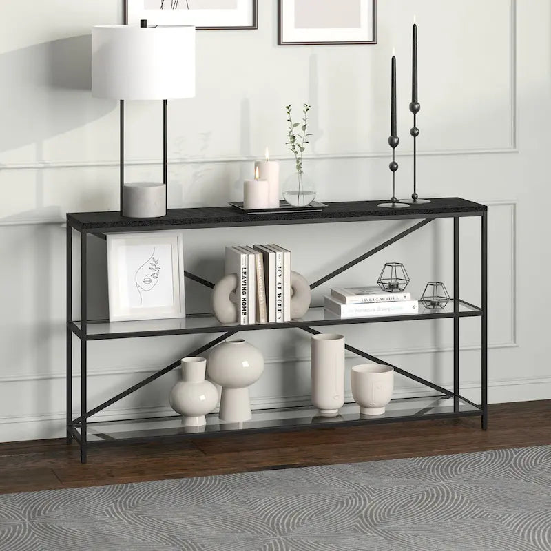 55-Inch Wide Rectangular Console Table
