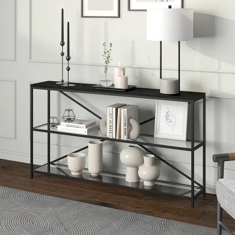 55-Inch Wide Rectangular Console Table