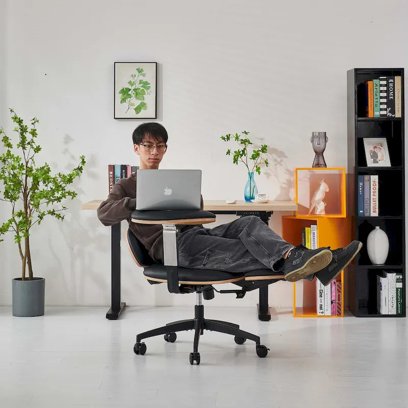 Black Ergonomic Adjustable Multi-Position Meditation Chair