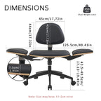 Black Ergonomic Adjustable Multi-Position Meditation Chair