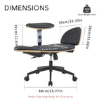 Black Ergonomic Adjustable Multi-Position Meditation Chair