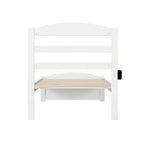 Warren Solid Wood Platform Bed with Footboard
