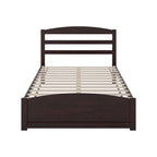 Warren Solid Wood Platform Bed with Footboard