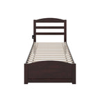 Warren Solid Wood Platform Bed with Footboard