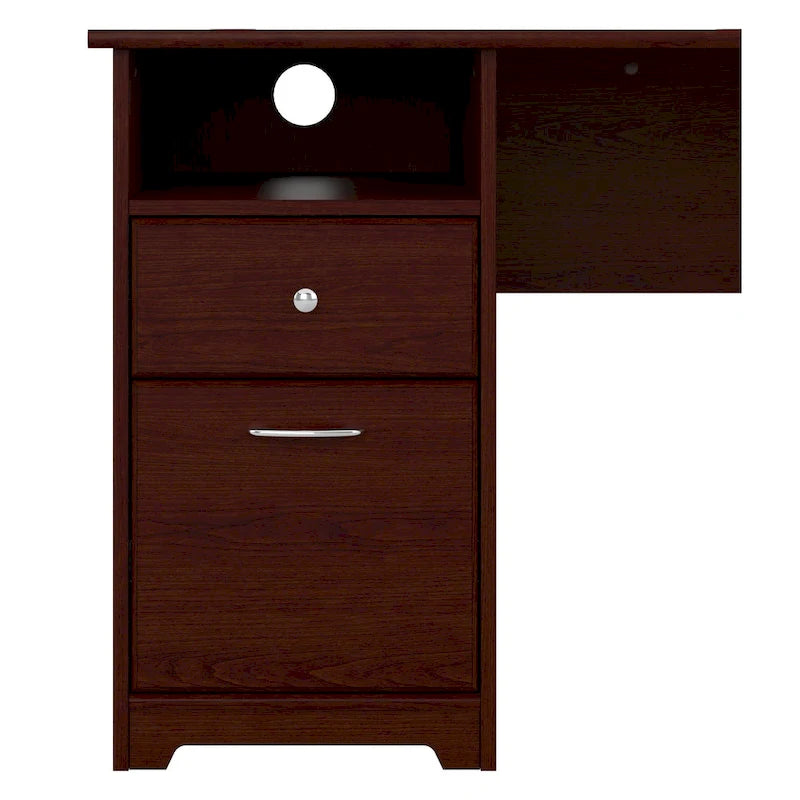 60-Inch Computer Desk with Drawers and Storage Shelves