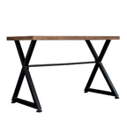 Industrial Style Computer Desk with Metal Frame