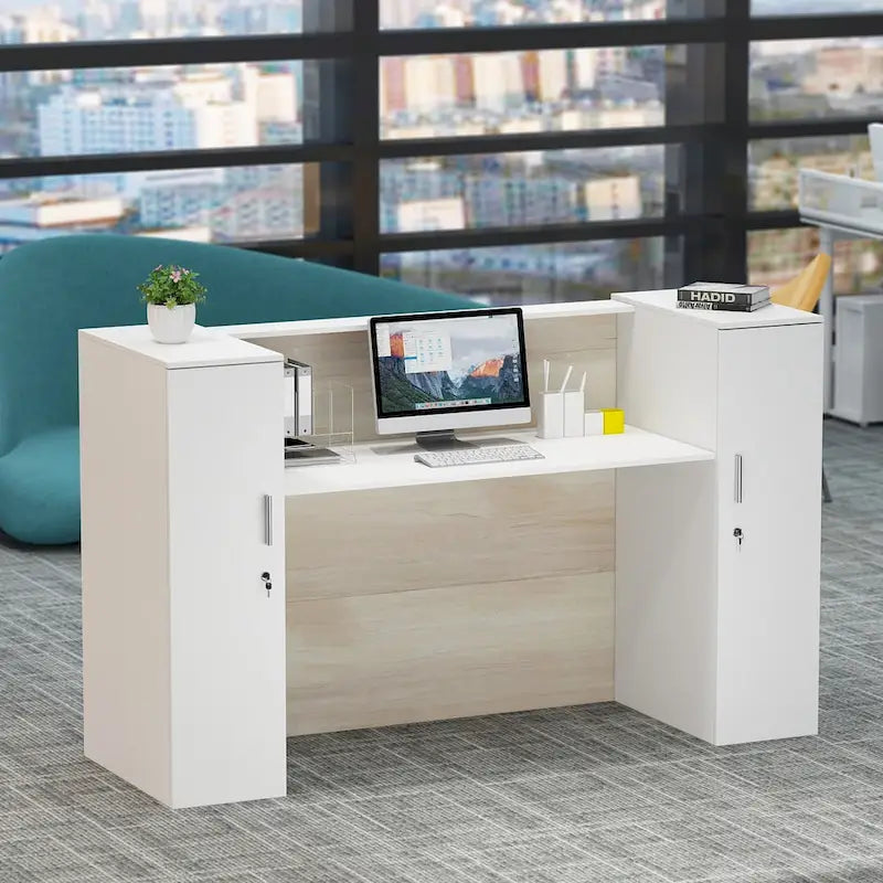 70.9-Inch Large Rectangular Reception Writing Desk
