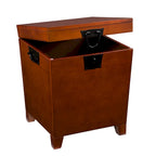 Oak Wood Trunk Coffee Table with Storage