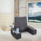 Backrest Bed Lounger with Heated Shiatsu Massage Function