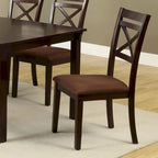 Contemporary Brown Solid Wood Dining Table