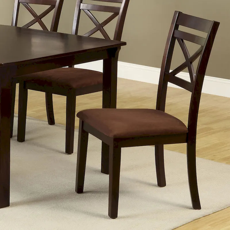 Contemporary Brown Solid Wood Dining Table