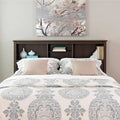 Copper Grove Backus Espresso Full/Queen Bookcase Headboard