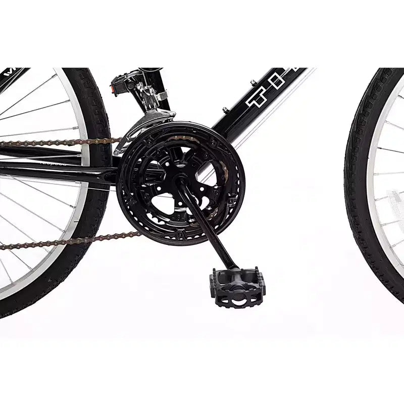 Titan Bikes Wildcat 12-Speed Women's Mountain Bike, Purple/Black