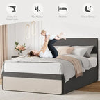 Bed Frame with 2 Storage Drawers