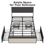 Bed Frame with 2 Storage Drawers