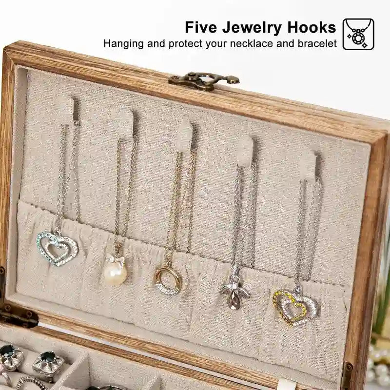Jewelry Box for Women - 7D x 10W x 4.8H