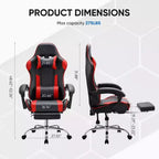 JIONJOY Ergonomic Racing Gaming Chair with High Back, Lumbar Support and Adjustable Armrests